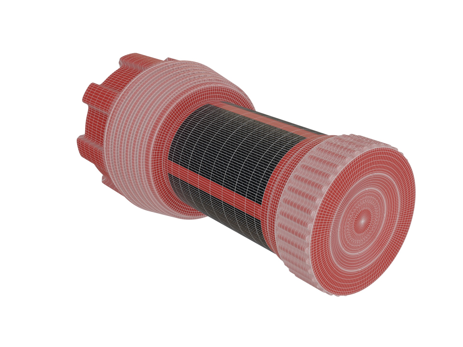 Underwater Flashlight 3D model_2