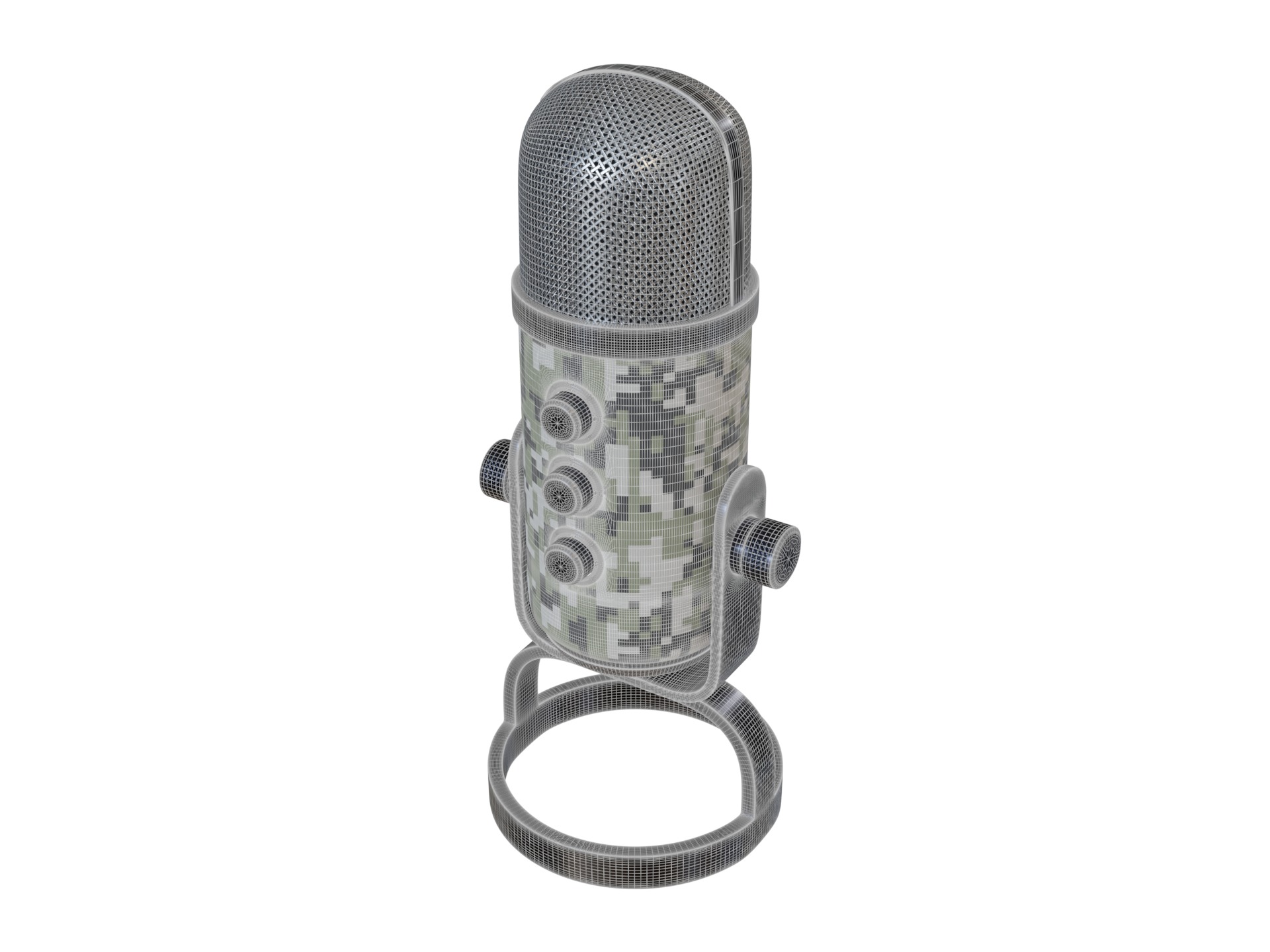 Microphone 3D model_1