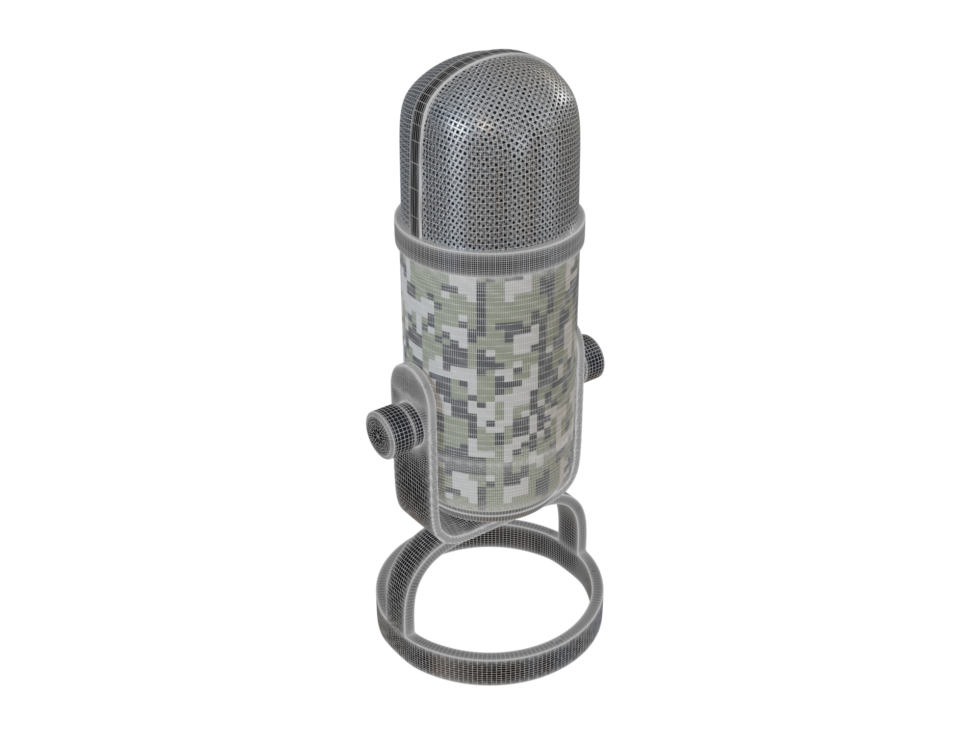 Microphone 3D model_3