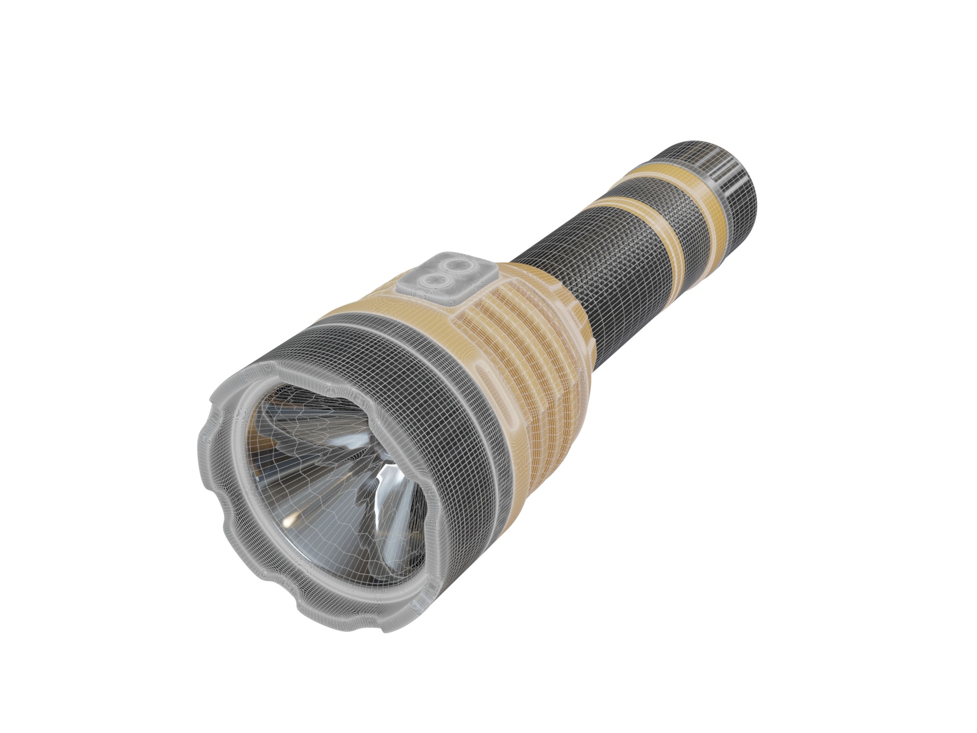 Underwater Flashlight 3D model_1