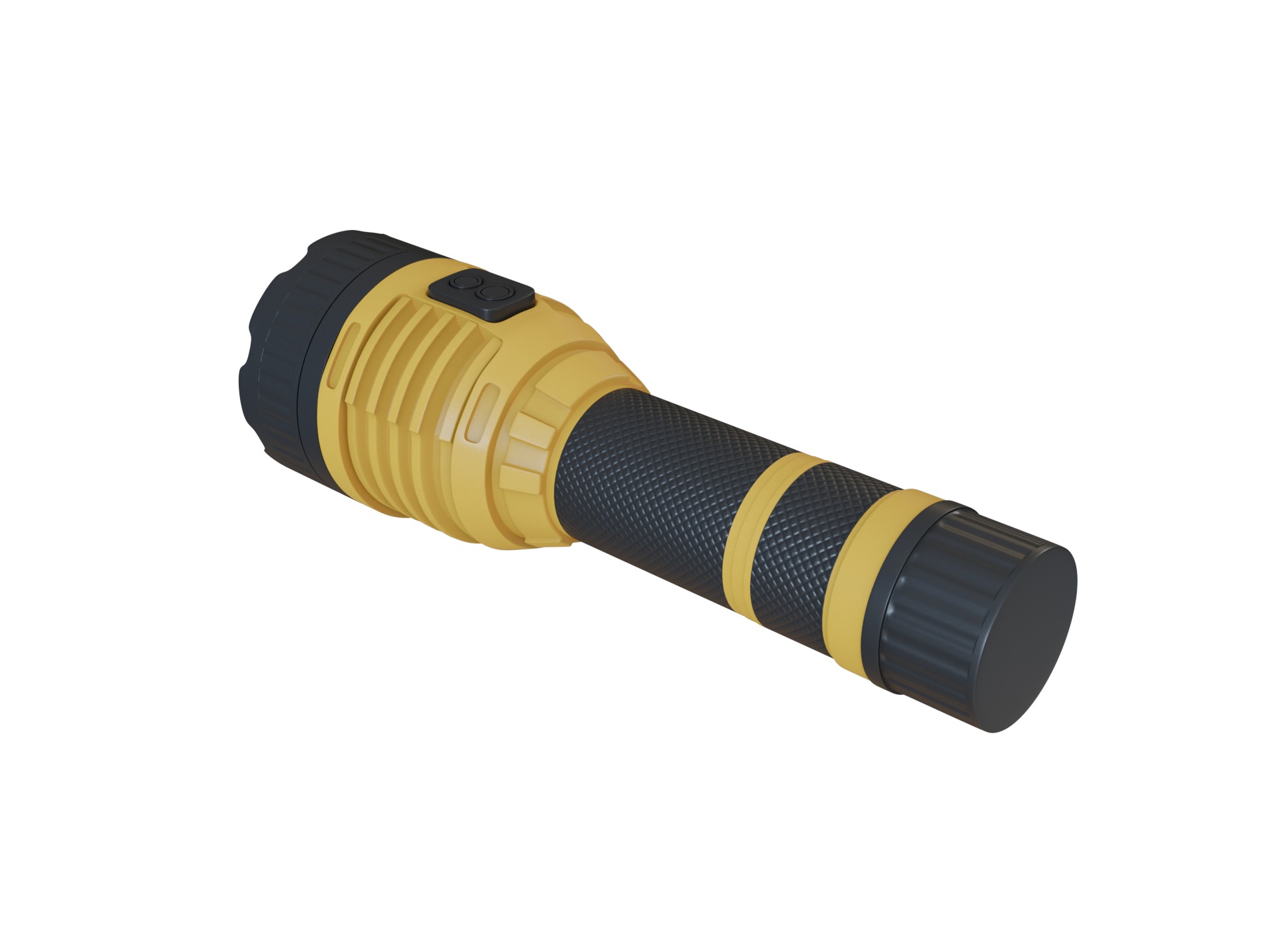 Underwater Flashlight 3D model_2
