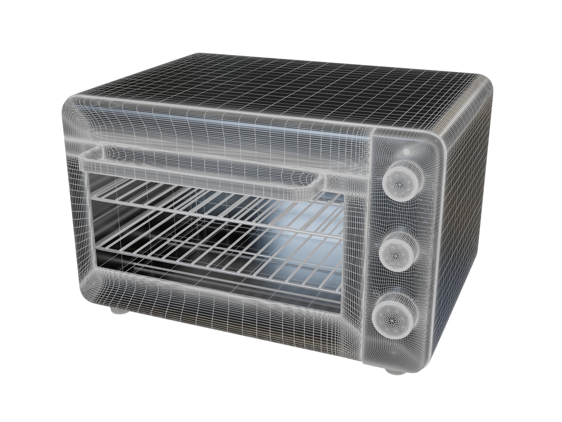 Toaster Oven 3D model_1