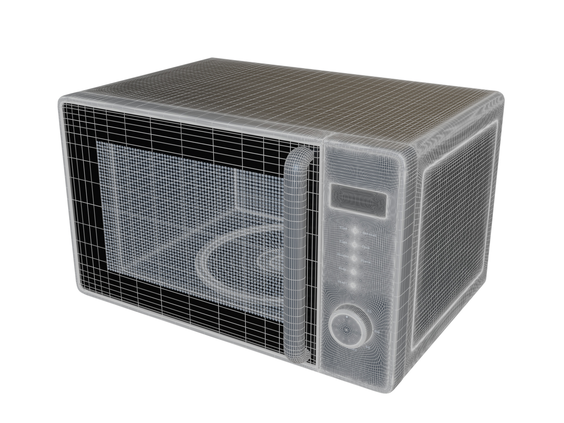 Microwave Oven 3D model_1