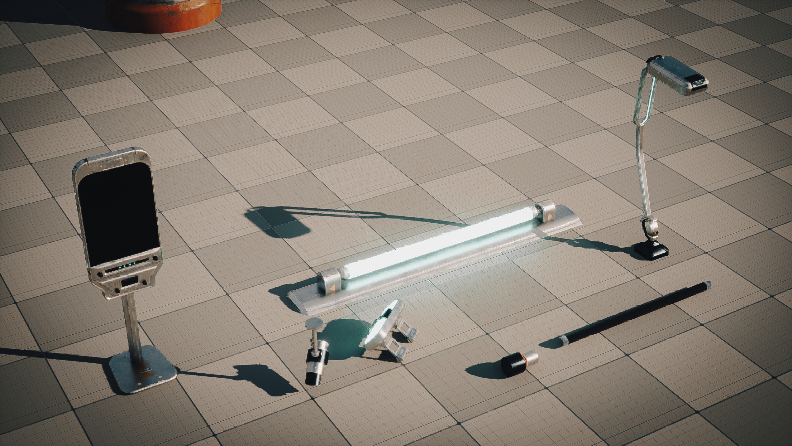 SciFi Exterior Environment Kit Vol 01 60 Asset  Low-poly 3D model_26