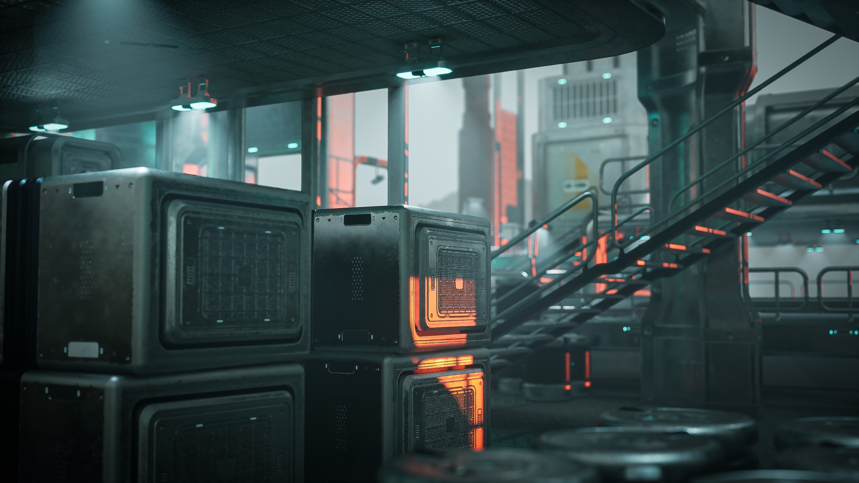 SciFi Exterior Environment Kit Vol 01 60 Asset  Low-poly 3D model_18