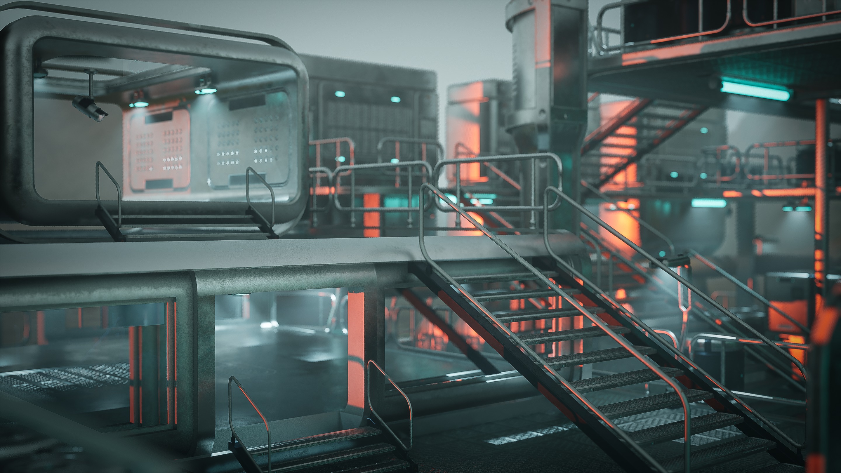 SciFi Exterior Environment Kit Vol 01 60 Asset  Low-poly 3D model_21