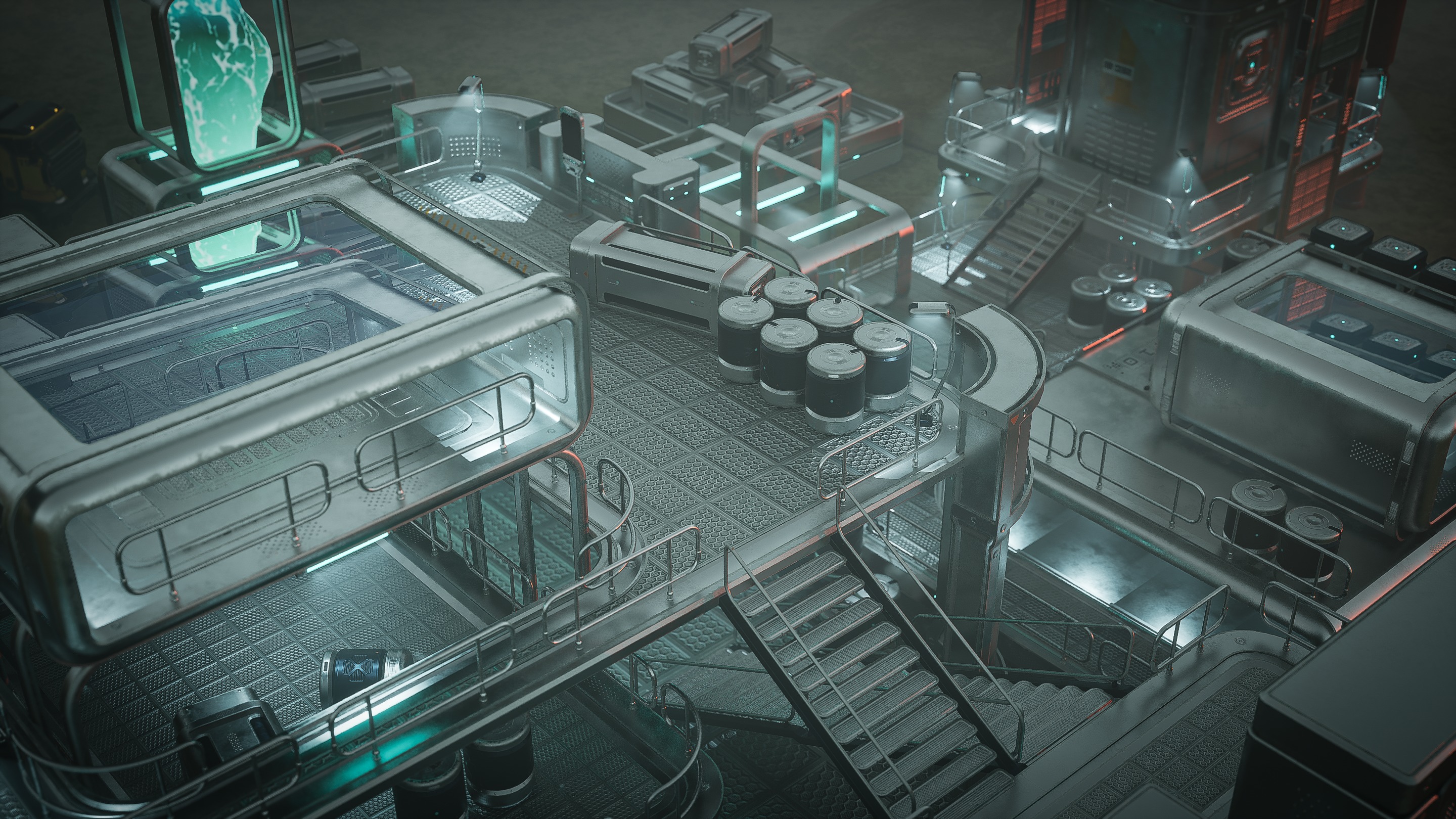 SciFi Exterior Environment Kit Vol 01 60 Asset  Low-poly 3D model_20