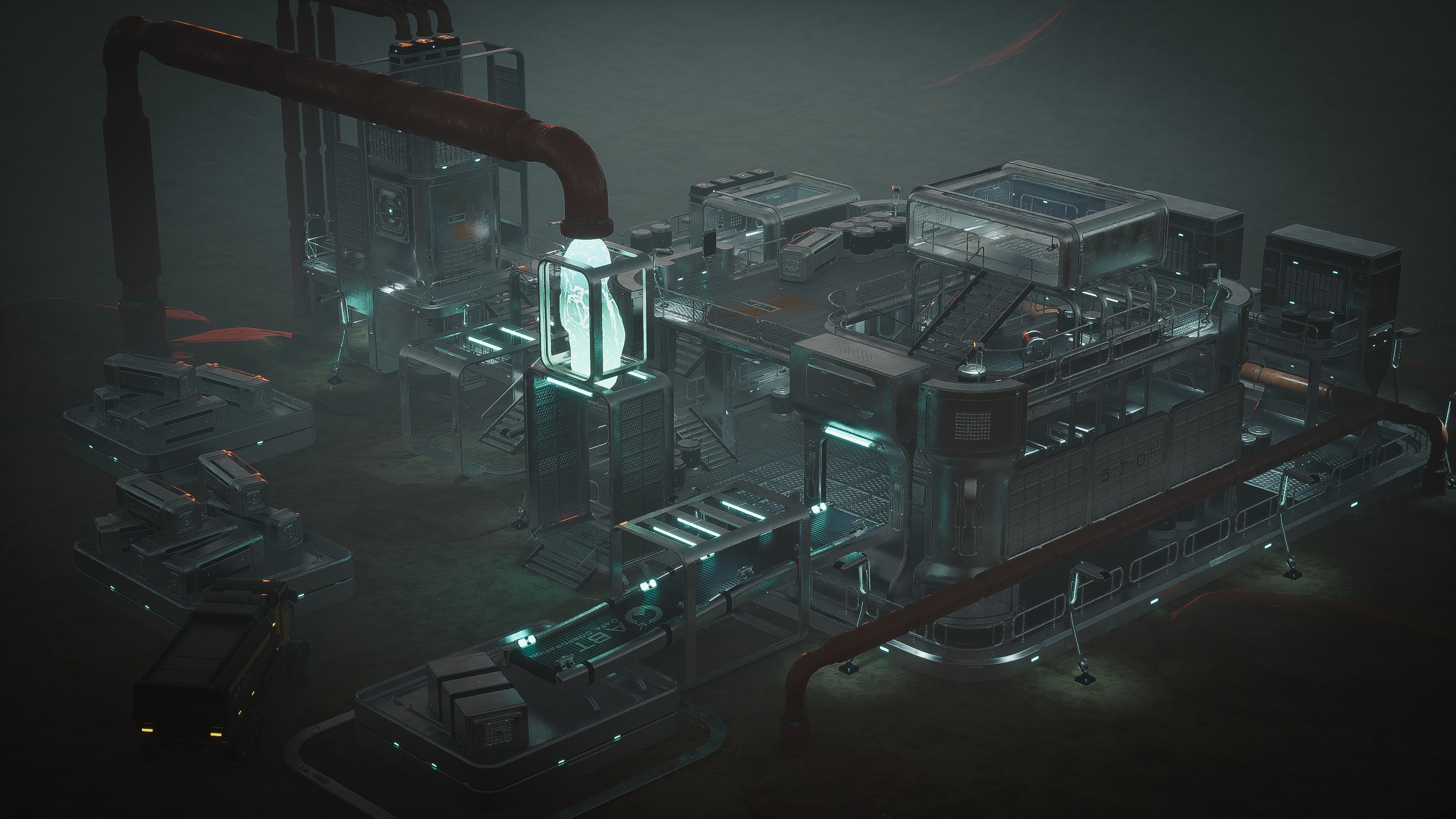 SciFi Exterior Environment Kit Vol 01 60 Asset  Low-poly 3D model_7