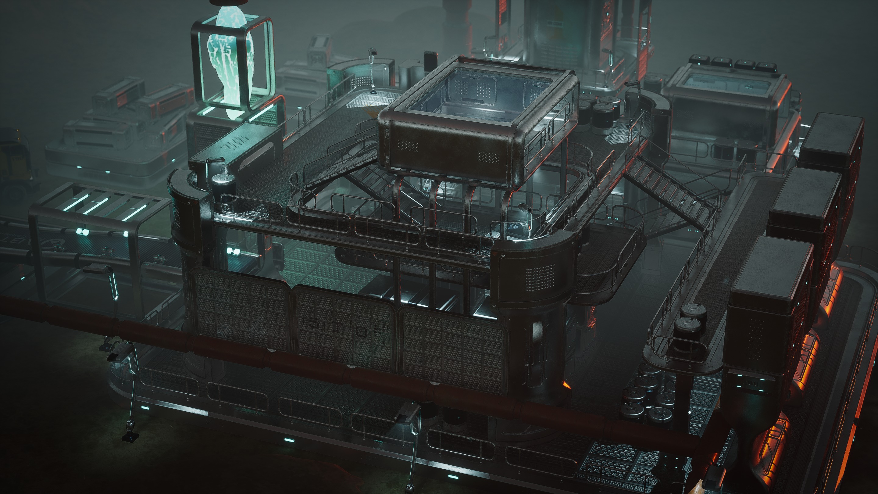 SciFi Exterior Environment Kit Vol 01 60 Asset  Low-poly 3D model_8