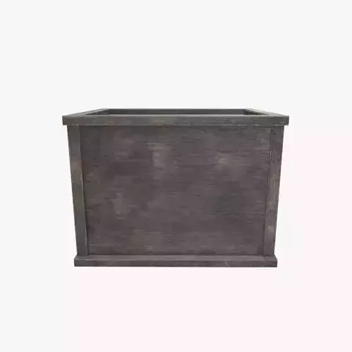 Medieval Wooden Basket V03