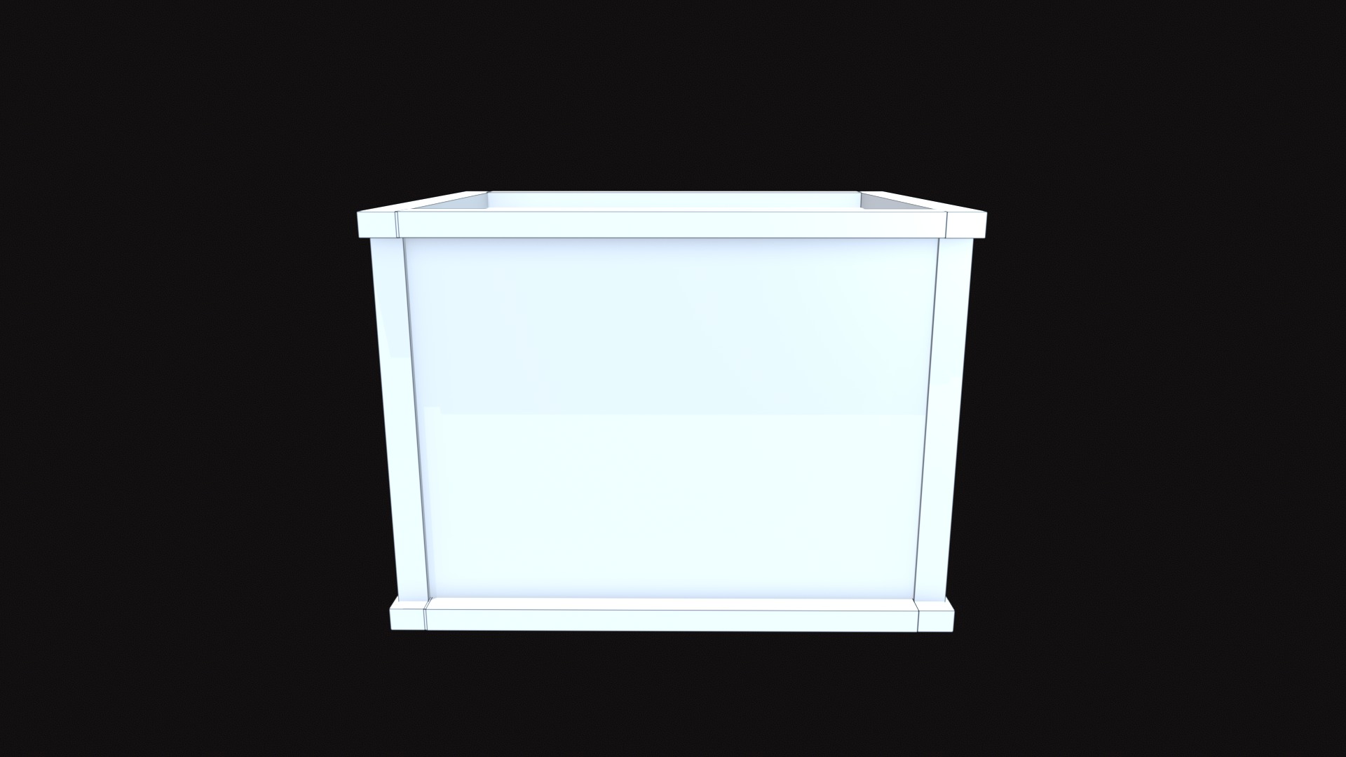 Medieval Wooden Basket V03 Low-poly 3D model_11