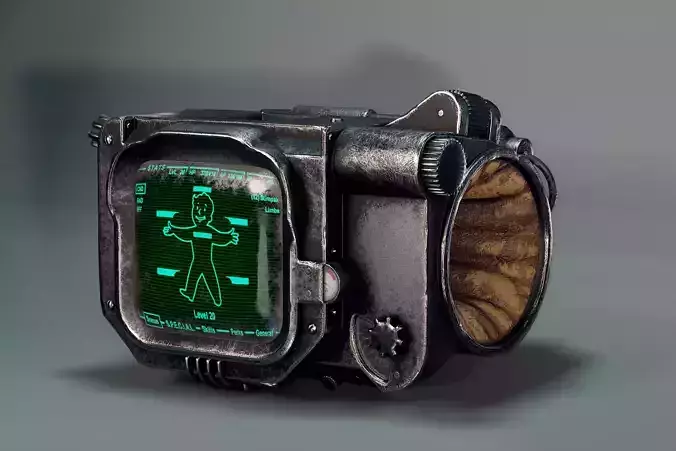 Pipboy - Fallout series Low-poly 3D model