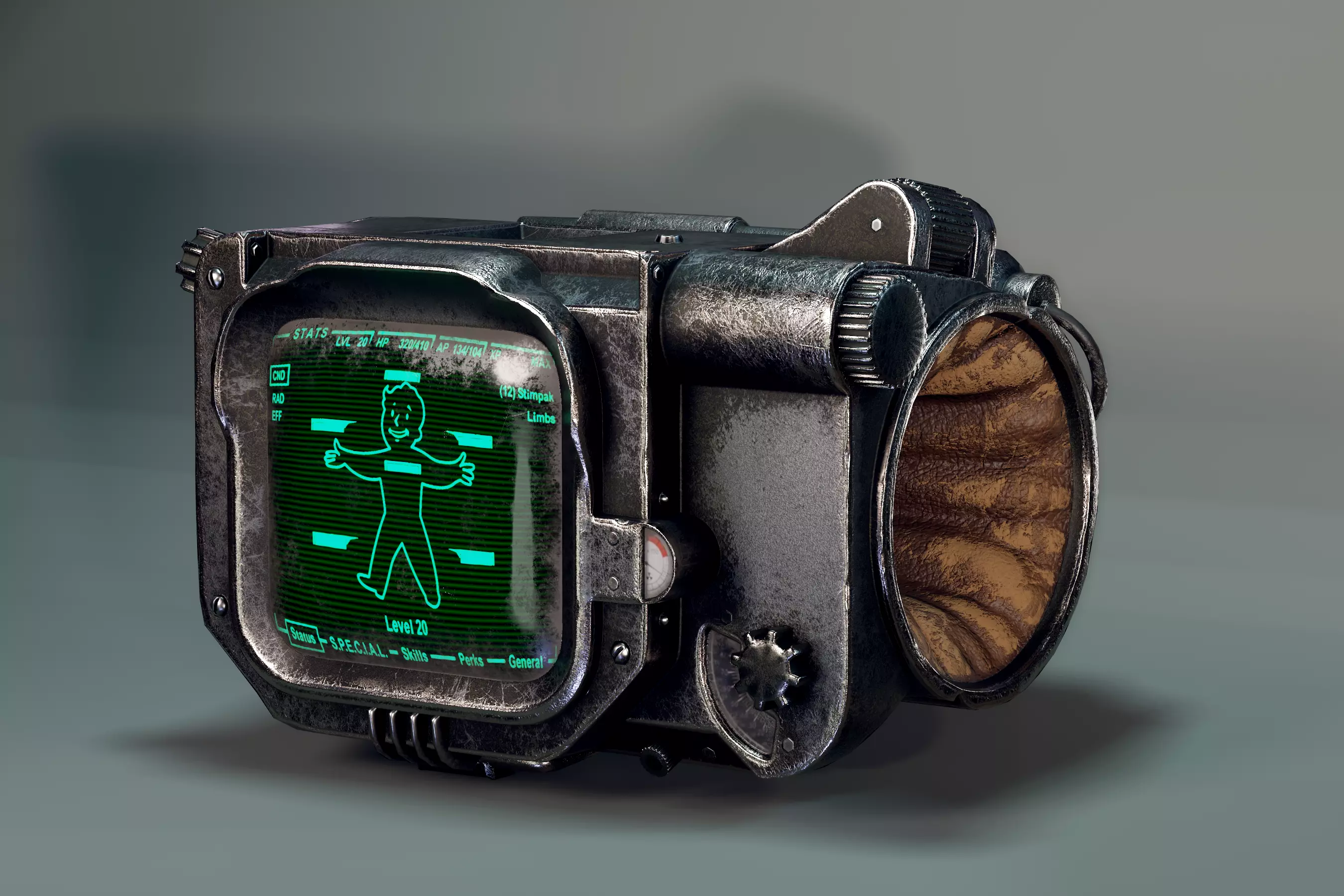 3D model Pipboy - Fallout series VR / AR / low-poly | CGTrader
