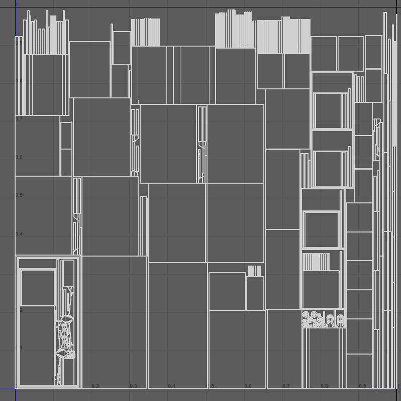 Medieval Furniture V03 Low-poly 3D model_10