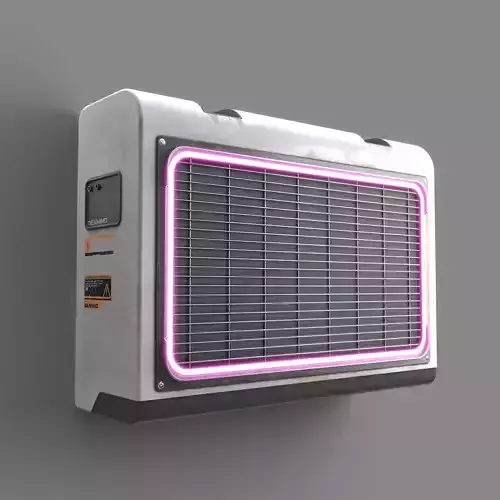 Sci-Fi Cyberpunk Air Conditioner
