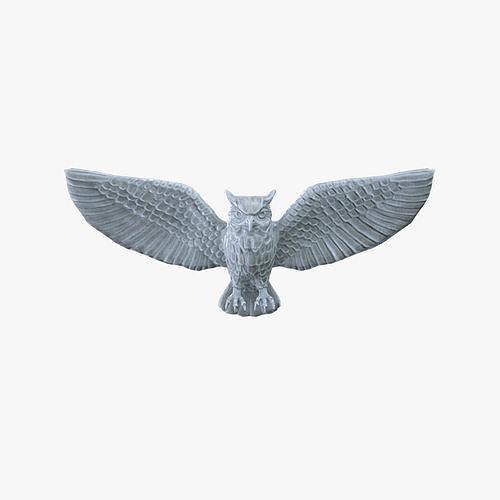 Owl V02 Low-poly 3D model