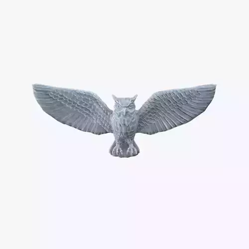 Owl V02 Low-poly 3D model