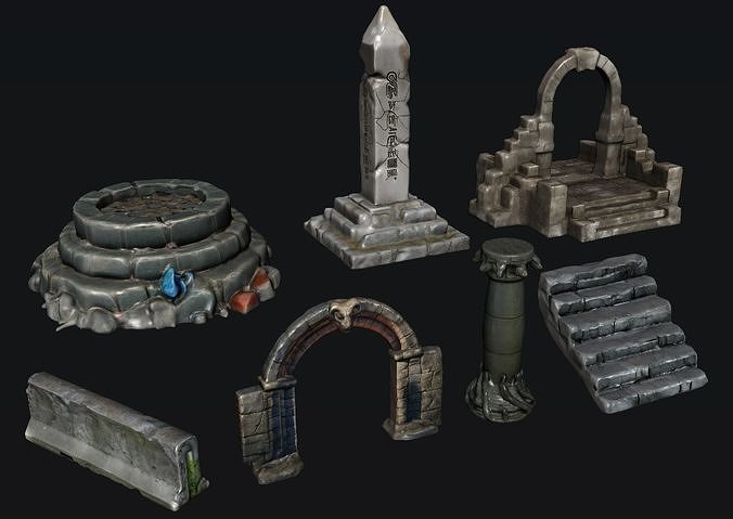 Stone Architecture  3D model
