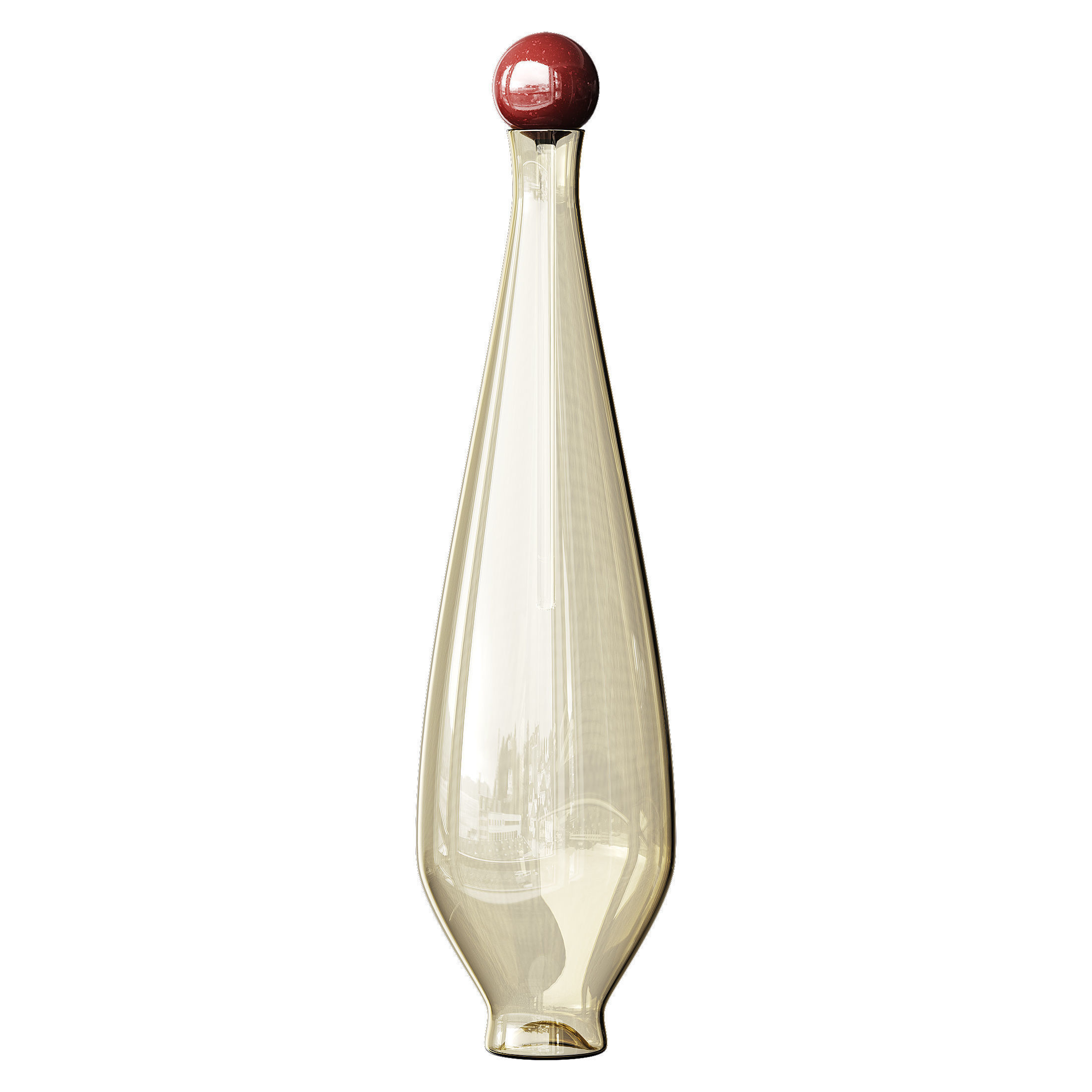 Glass Vase Low-poly 3D model_11