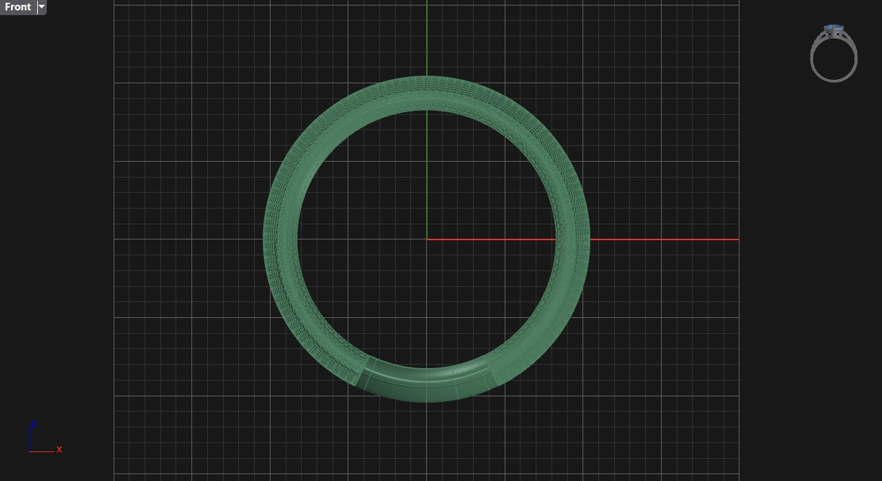 free form ring N03 Free 3D print model_7