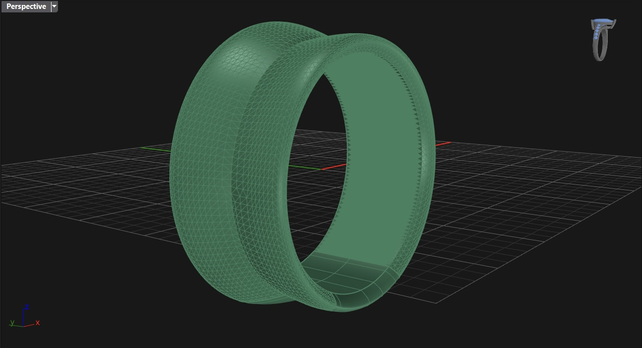free form ring N03 Free 3D print model_5