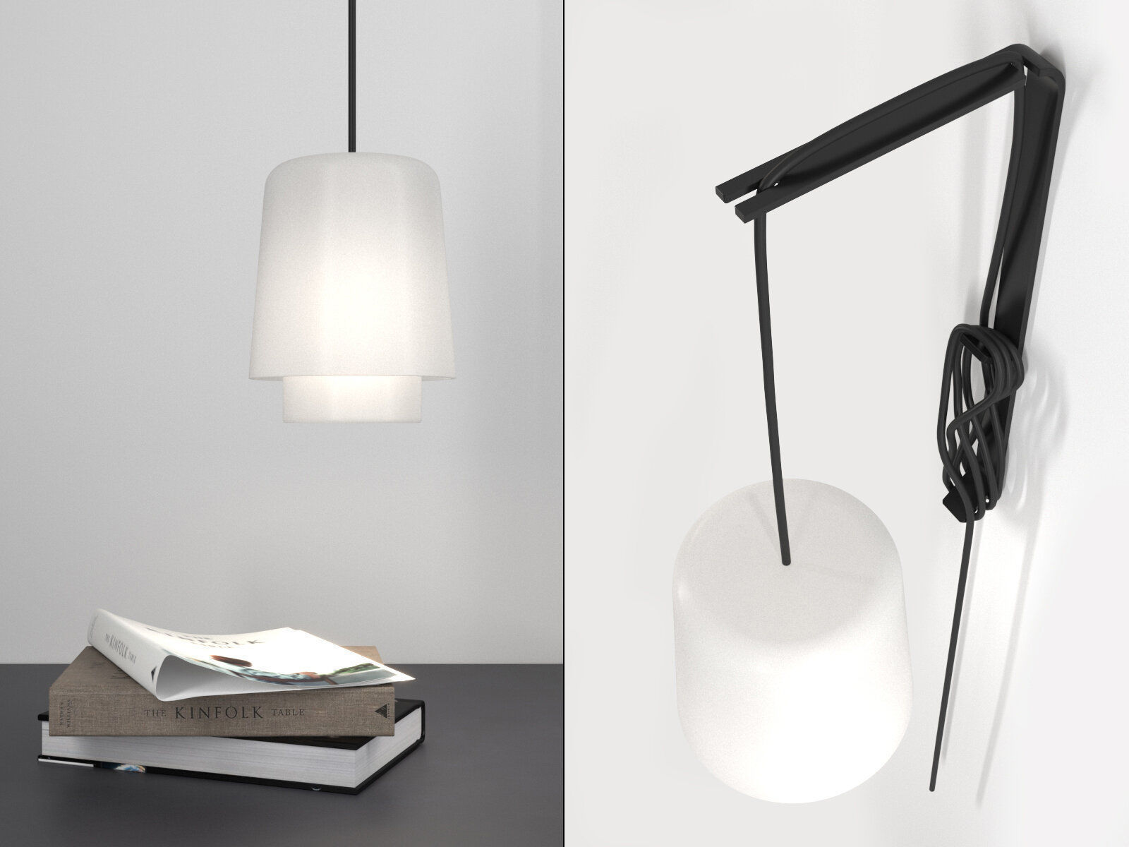 Ariane Out Wall Lamp 3D model_1