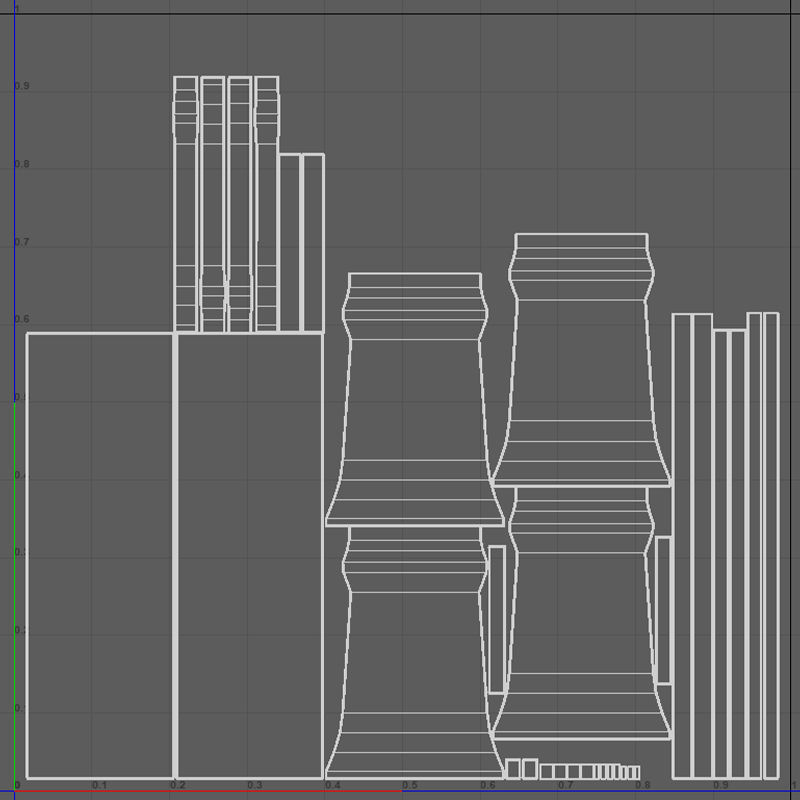 Medieval Table V05 Low-poly 3D model_11