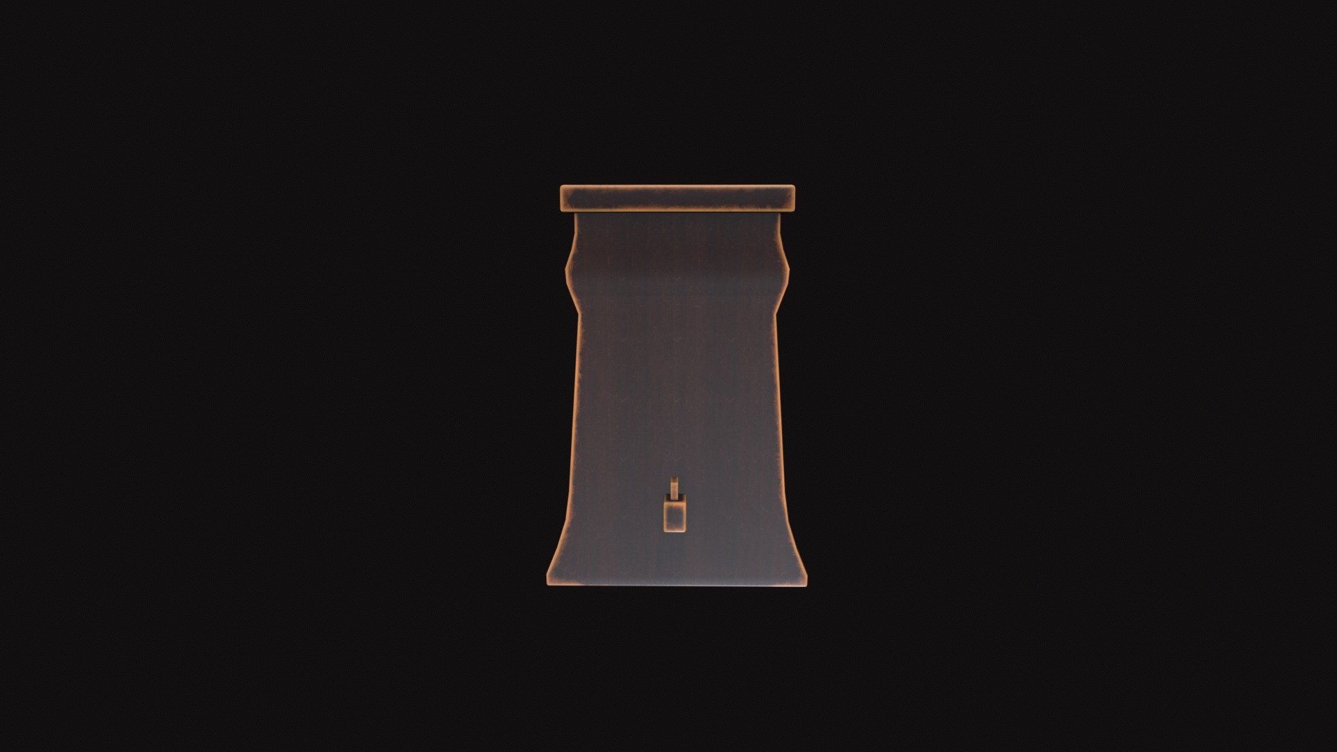Medieval Table V05 Low-poly 3D model_5