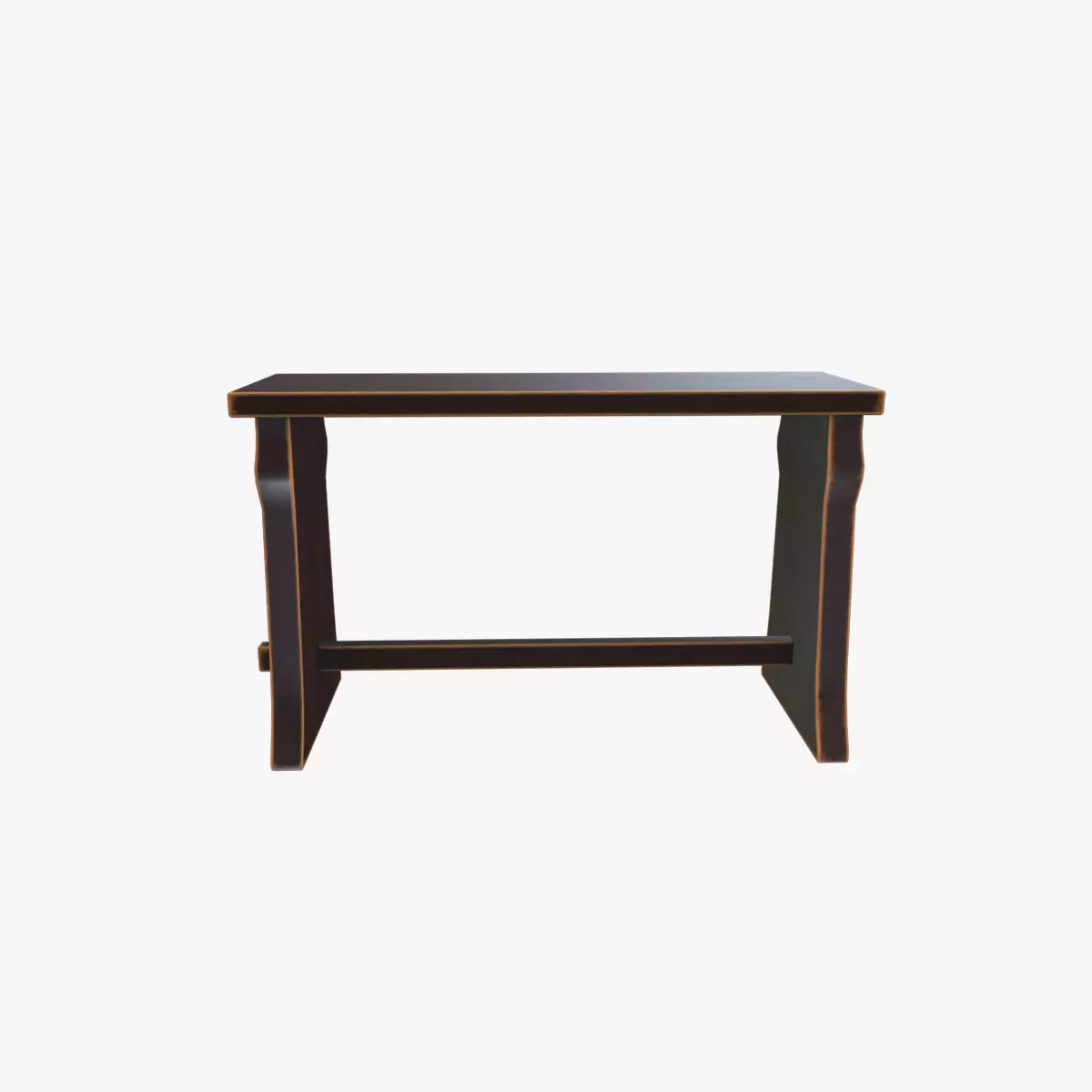 Medieval Table V05 Low-poly 3D model_0