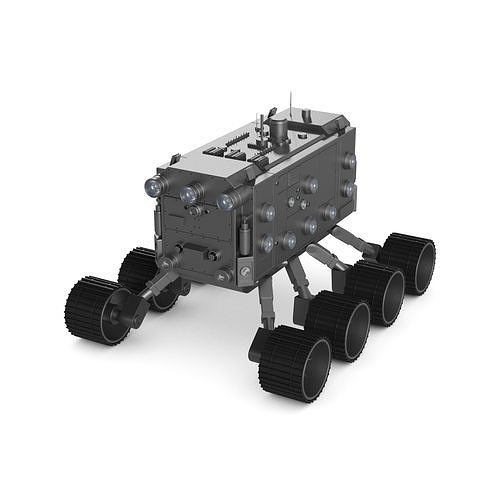 Rovers and Lander 3D model