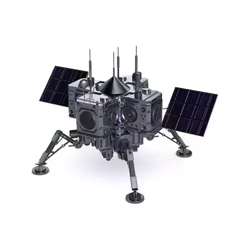 Rovers and Lander 3D model