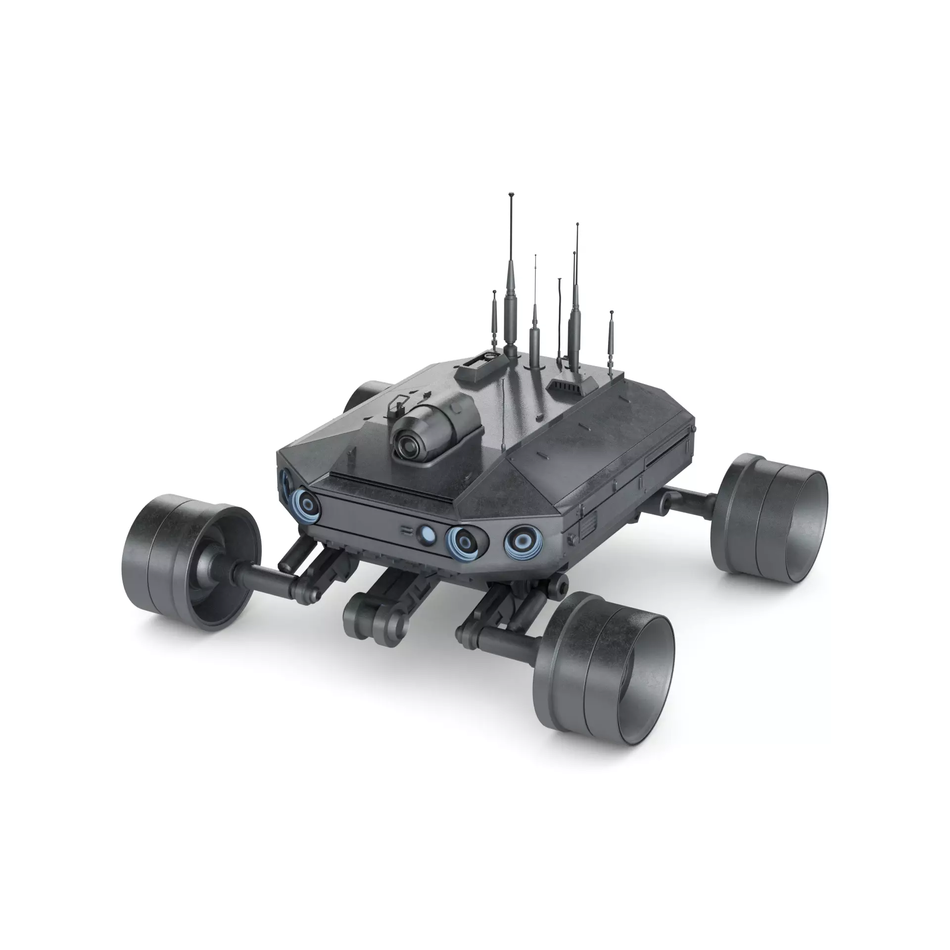 Rovers and Lander 3D model_0