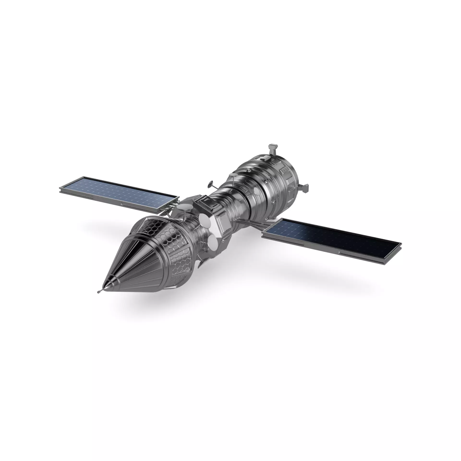 Flyby Spacecraft 3D model_0