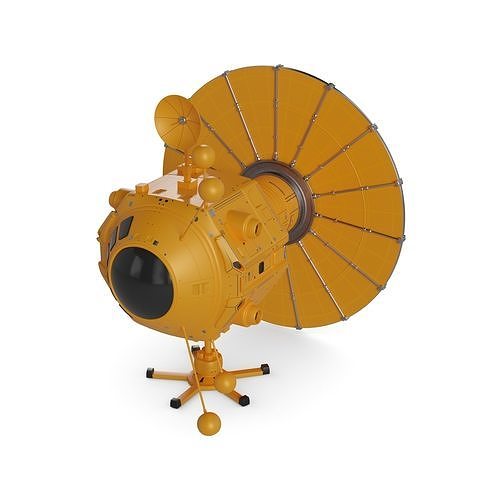 Flyby Spacecraft 3D model