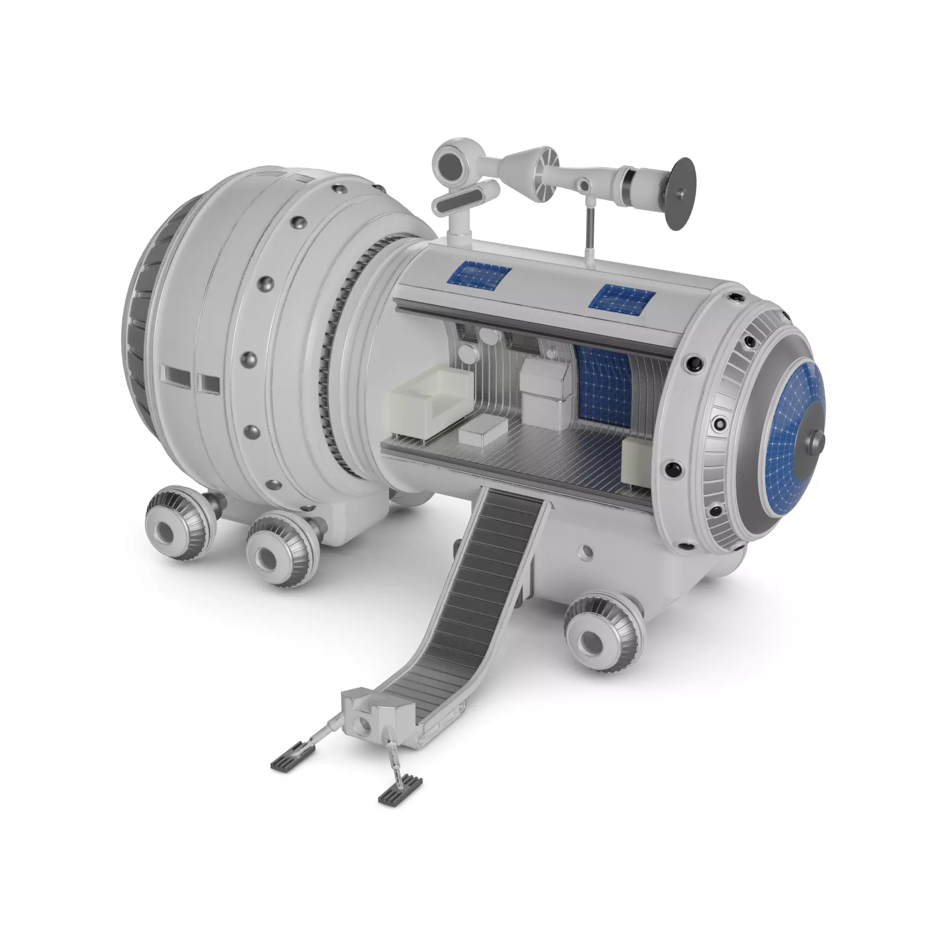 Exploration vehicle 3D model_0