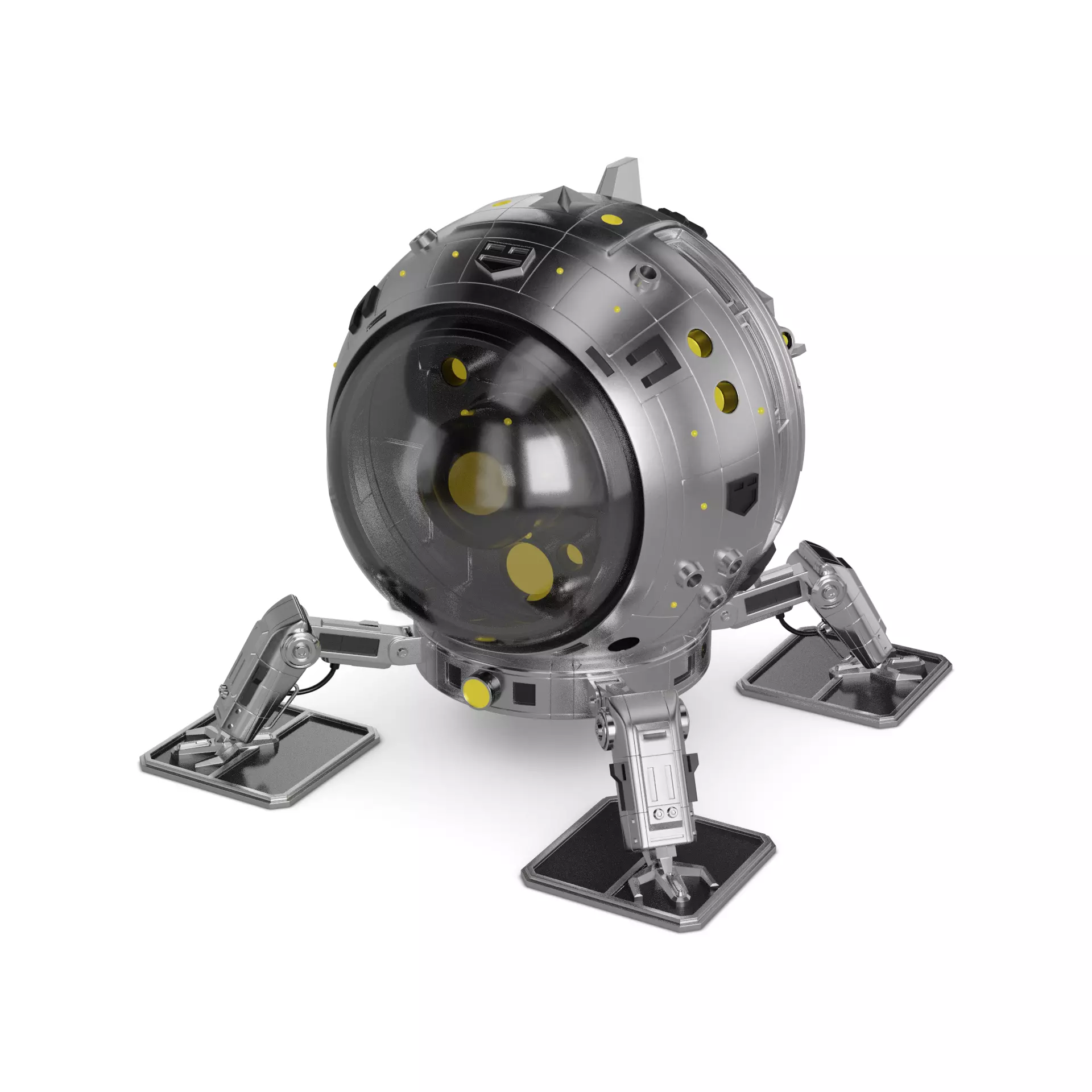 Exploration vehicle 3D model_0