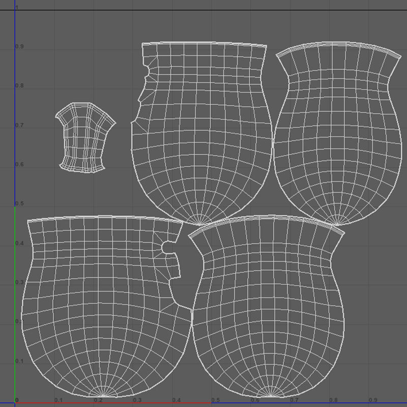 Medieval Vase V02 Low-poly 3D model_11