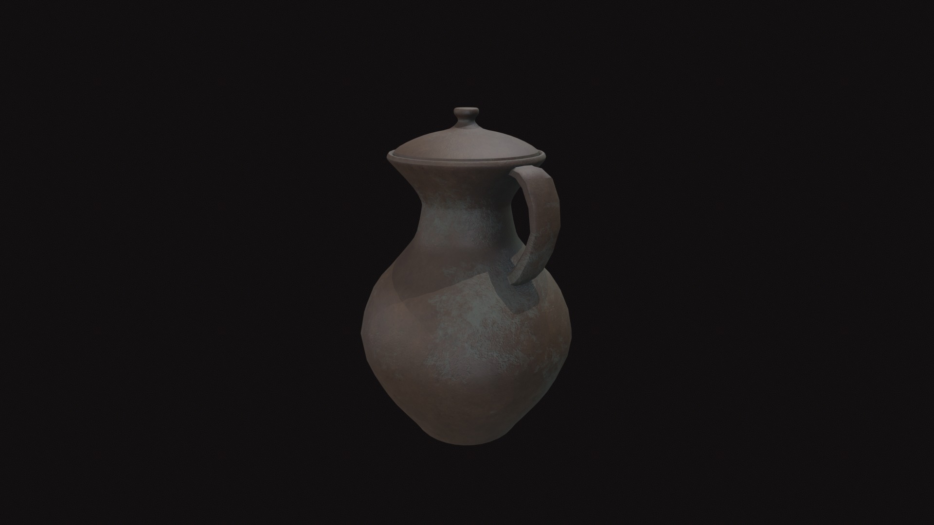 Medieval Vase V04 Low-poly 3D model_5