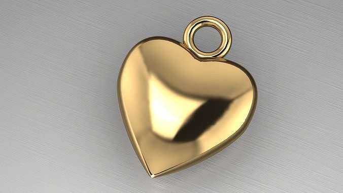 Heart2 Pendants 3D print model