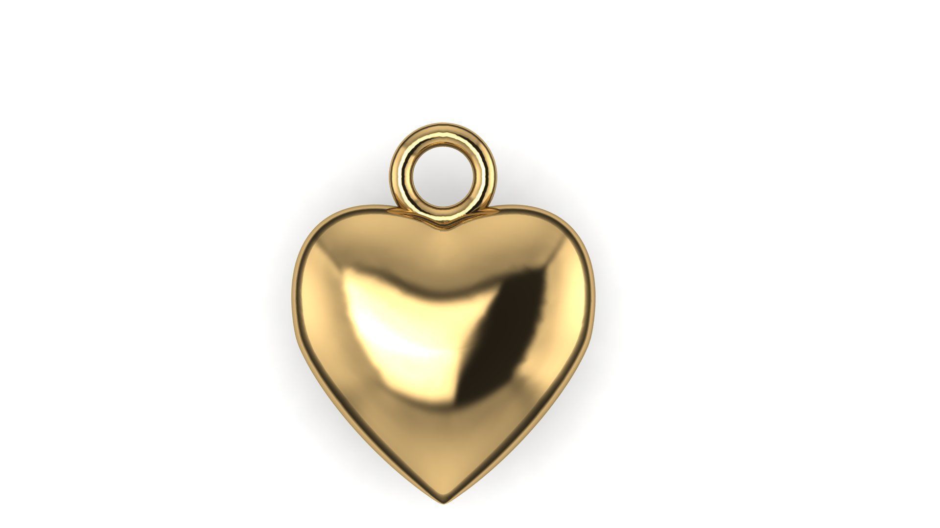 Heart2 Pendants 3D print model_2