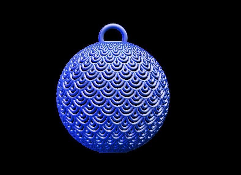 Christmas Ball 2 Decoration 3D print model_1