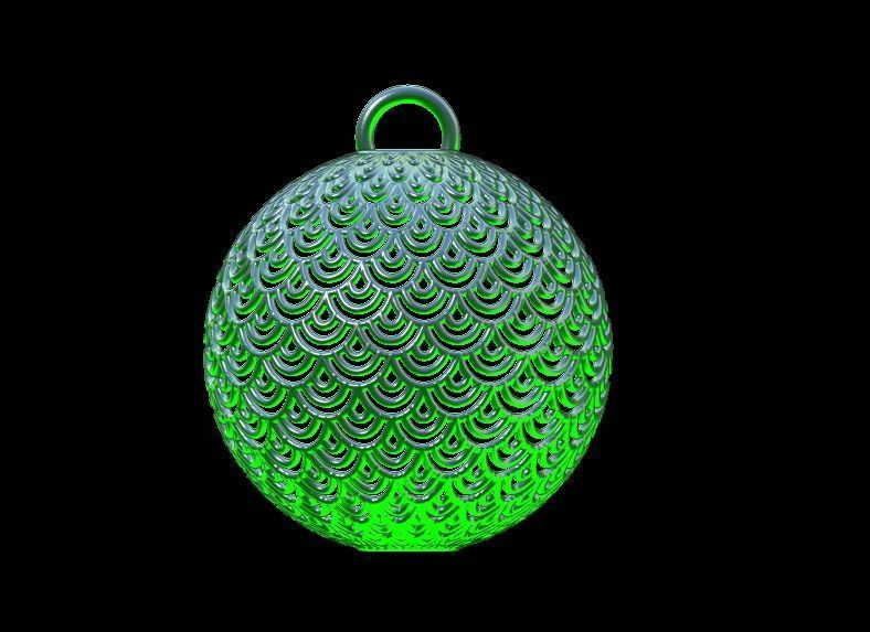 Christmas Ball 2 Decoration 3D print model_2