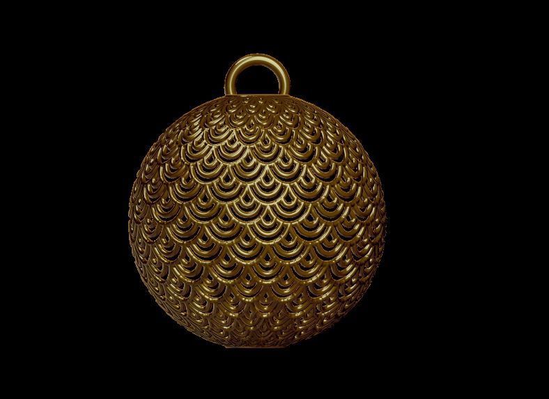 Christmas Ball 2 Decoration 3D print model_4