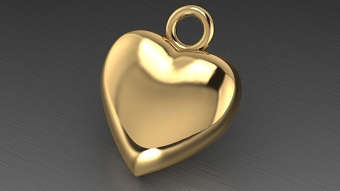 Heart3 Pendants 3D print model