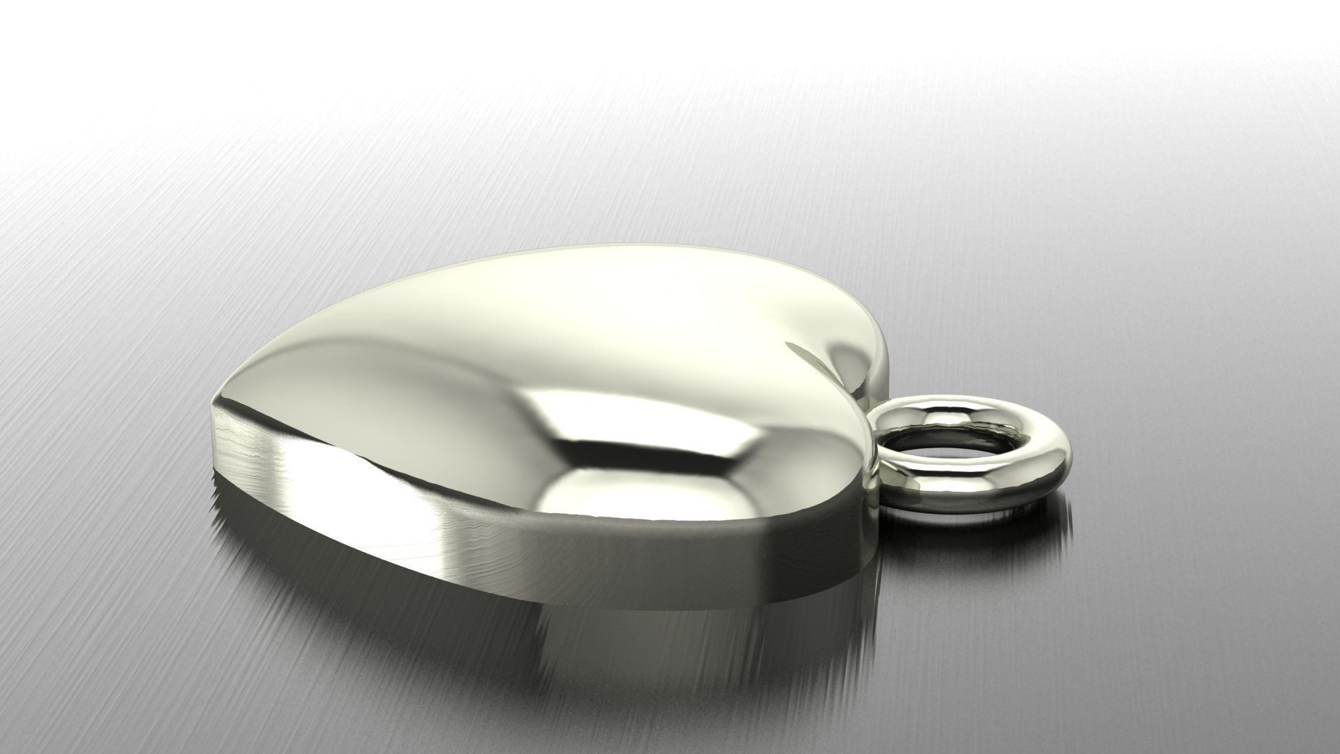 Heart3 Pendants 3D print model_3