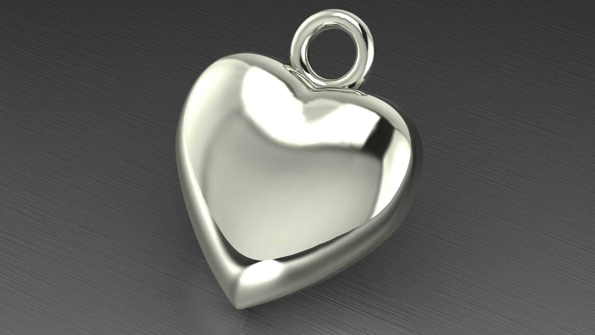 Heart3 Pendants 3D print model_2