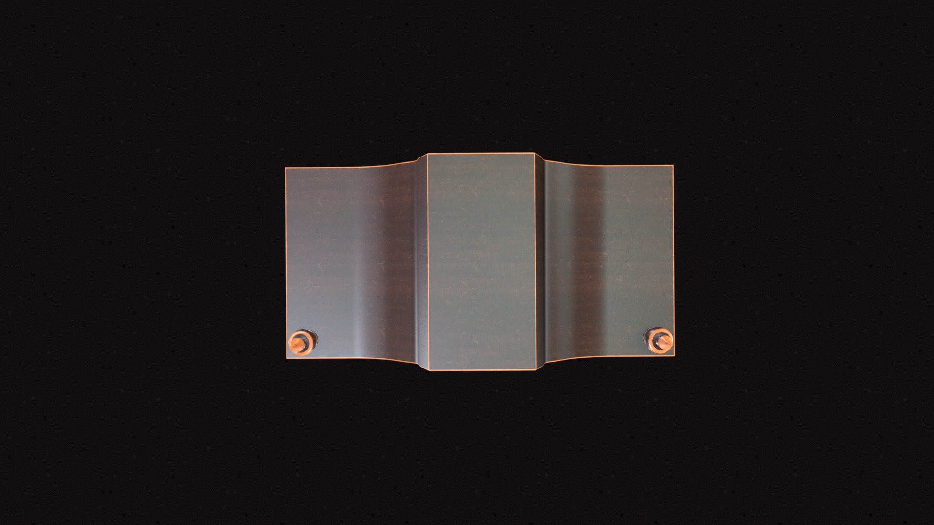 Medieval Wardrobe Low-poly 3D model_5