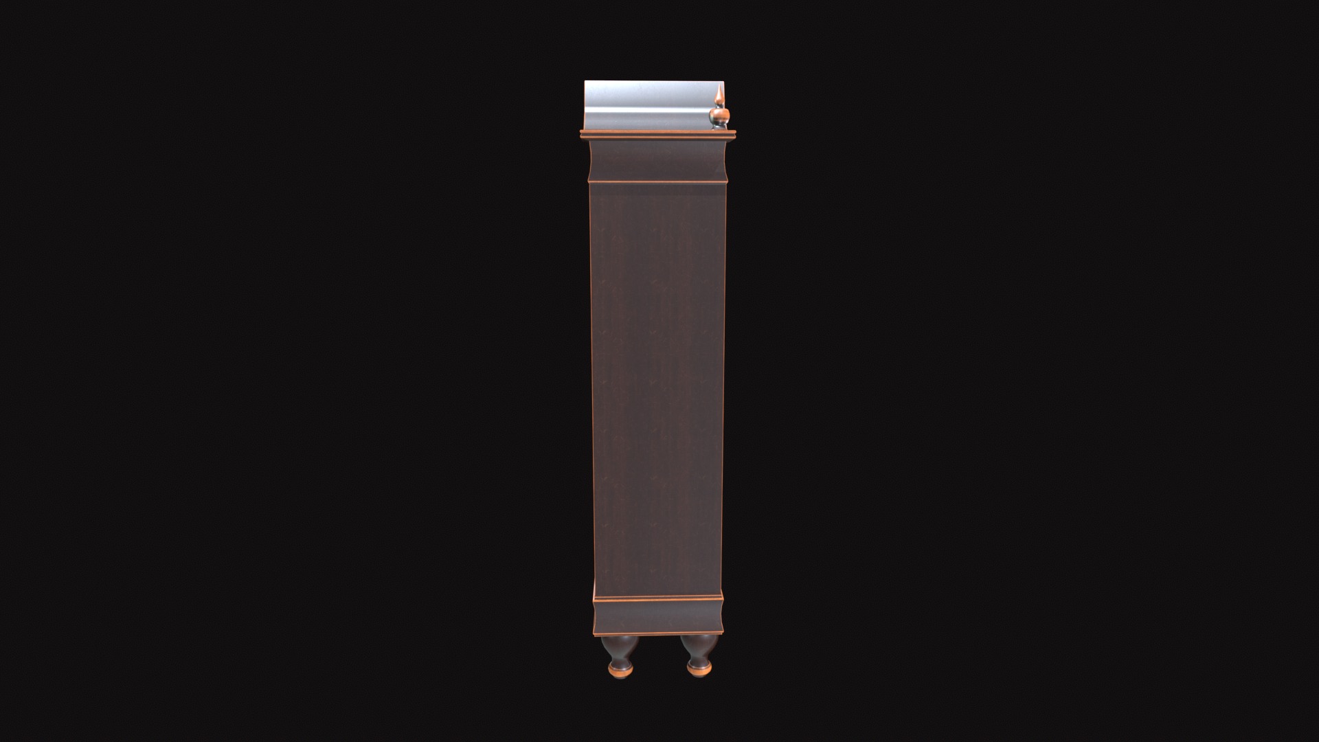 Medieval Wardrobe Low-poly 3D model_3