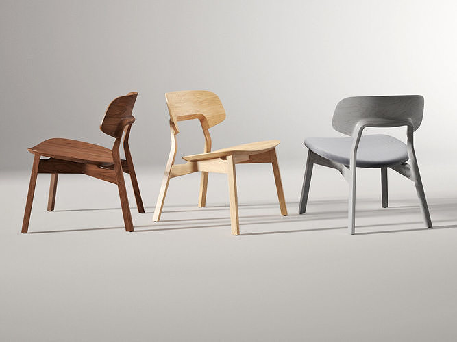 Nonoto Lounge Chair 3D model