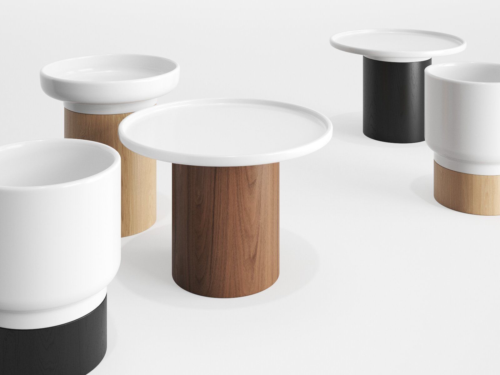 Apu Occasional Tables 3D model_2